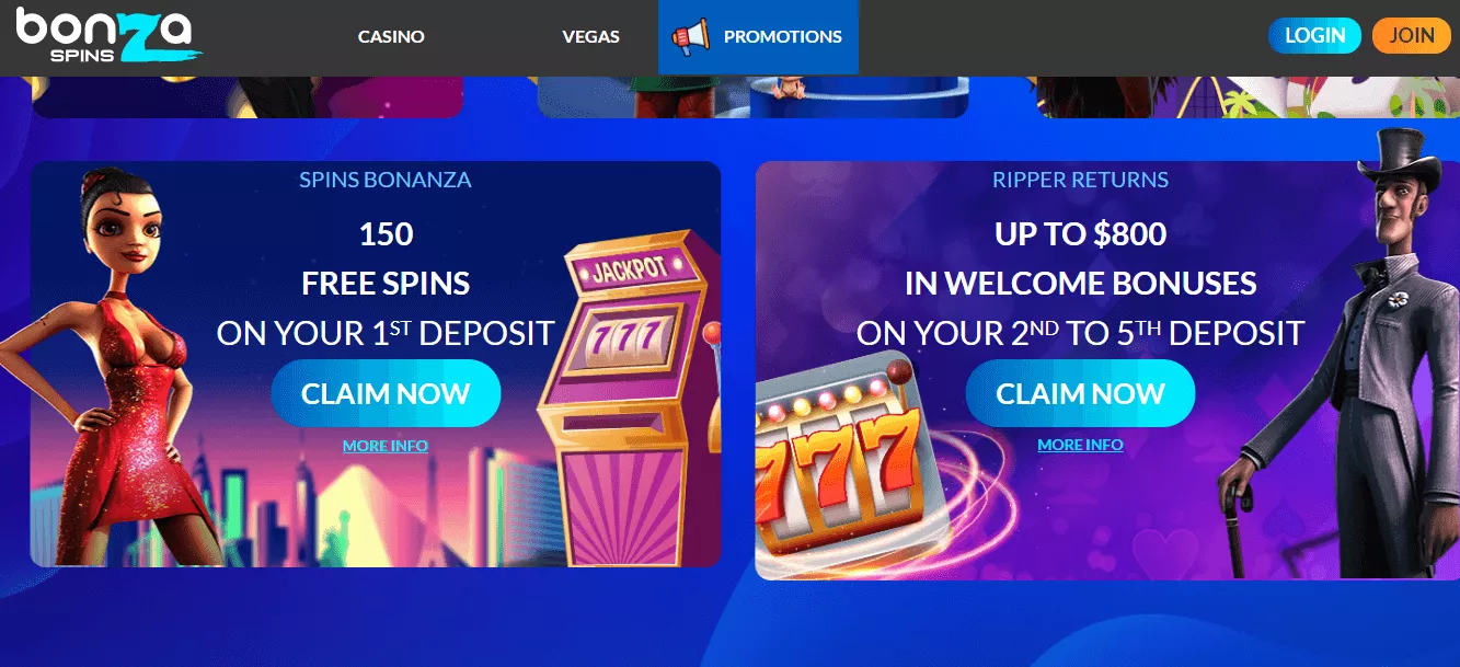 bonza spins casino login