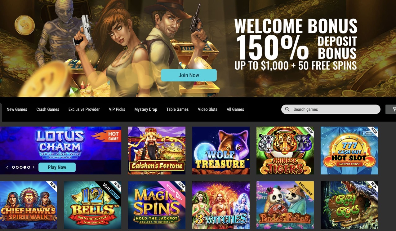 pokie spins casino login