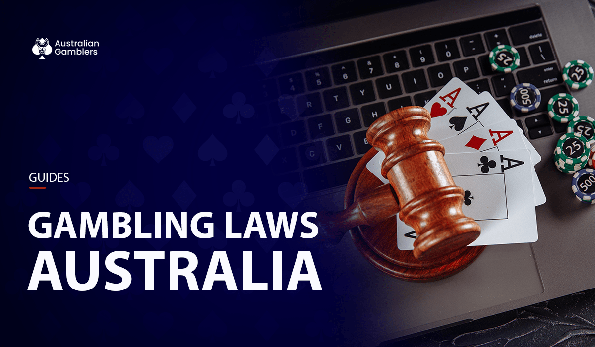 Wooden gavel and law book representing Australian gambling regulations and ACMA oversight