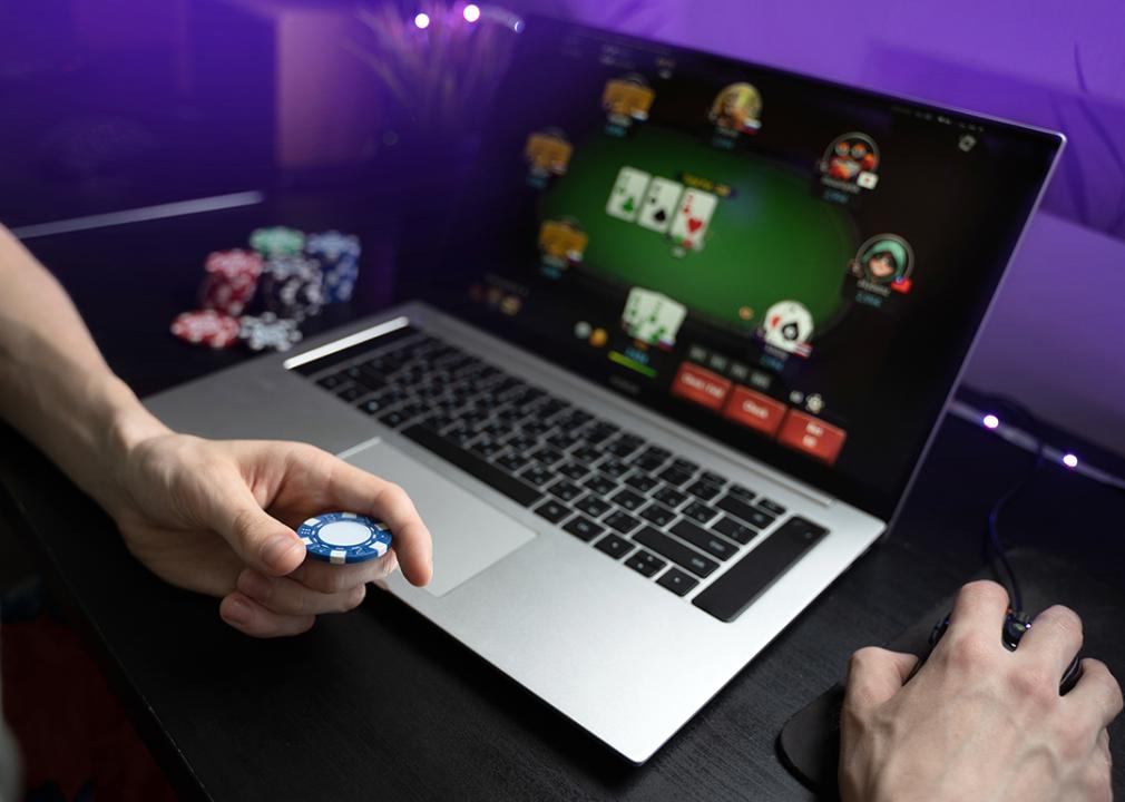 Mobile phone processing a secure online payment for an ECWON8 casino deposit in Malaysian Ringgit