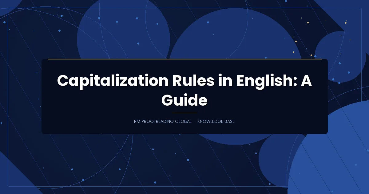 Summary card quoting Microsoft, the Blue Book of Grammar and Grammarly on brand capitalization